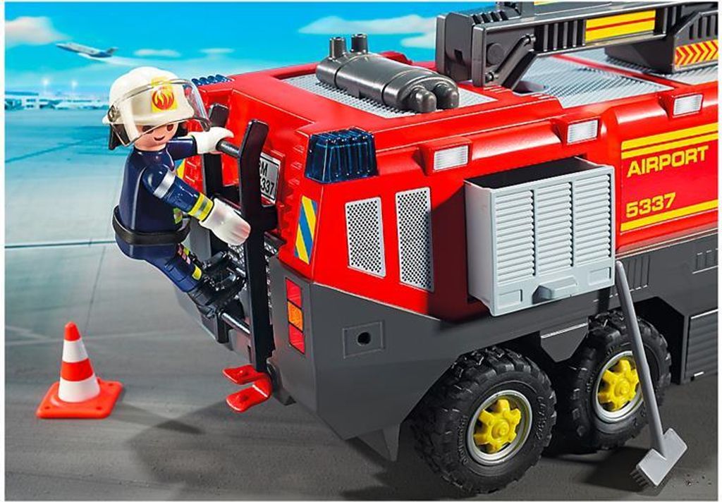 PLAYMOBIL 5337 City Action Flughafenlöschfahrzeug mit Licht Produktbild 4