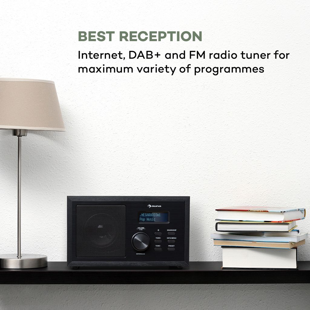 UNIVERSUM DR 300-20 Radio de table DAB+, FM Bluetooth rechargeable