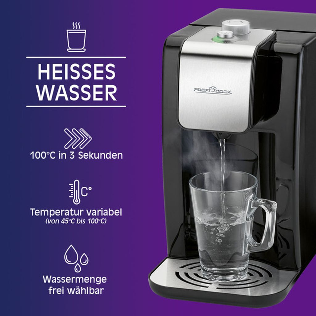 Dystrybutor gorącej wody ProfiCook PC-HWS 1168, 100°C w ok. Zdjęcie produktu 13