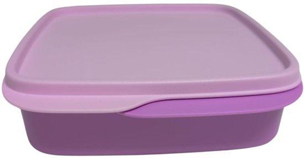 Eco+ Lunchbox mit Trennwand, 550 ml, Pastellgrau