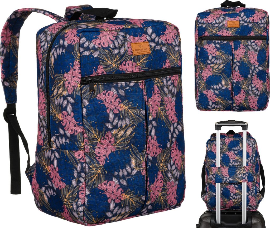 Rovicky Reiserucksack für Damen Pekama Blau Rosa One size Produktbild 