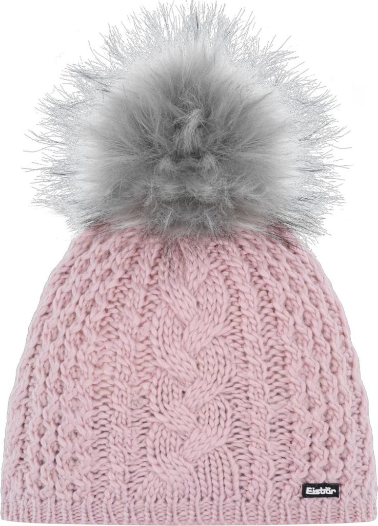 EISBÄR Afra Lux Grob-Strick Damen Bommel Mütze mit Merino Produktbild 