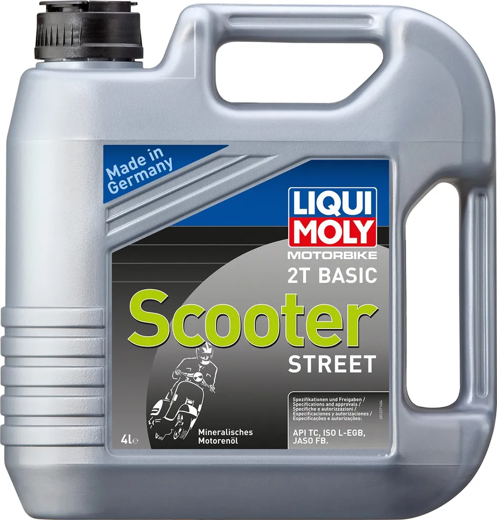 Liqui Moly 1237 Moto 2T Basic Huile Scooter Minérale 4L - Pack de 3 - 2