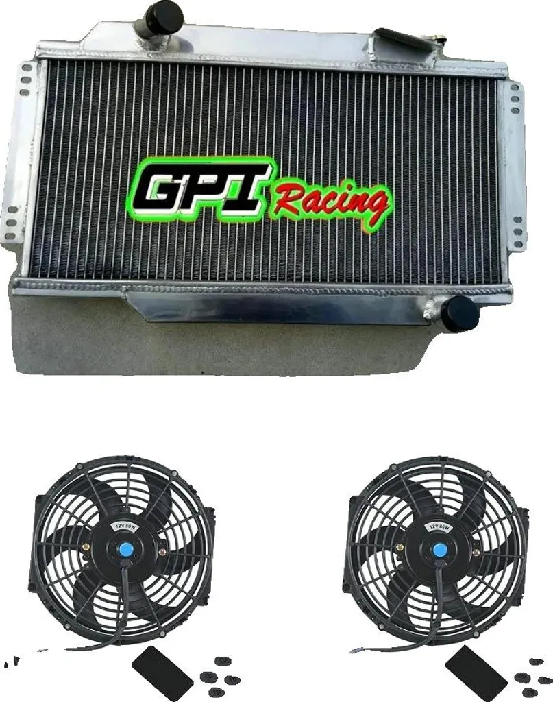 Radiateur de refroidissement aluminium anti-surchauffe avec ventilateur inclus