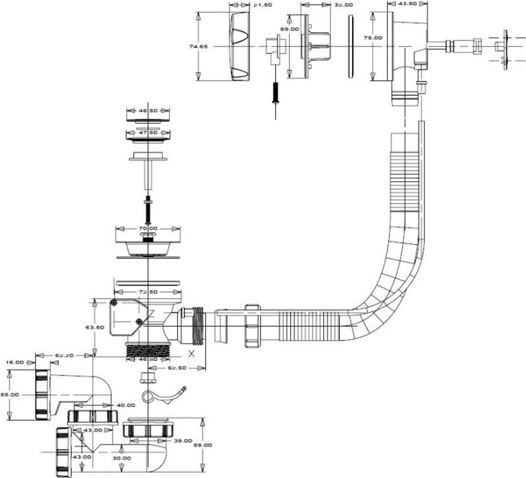 Eckbadewanne Badewanne Avita LINKS 170X75 mit Füßen und Produktbild 7
