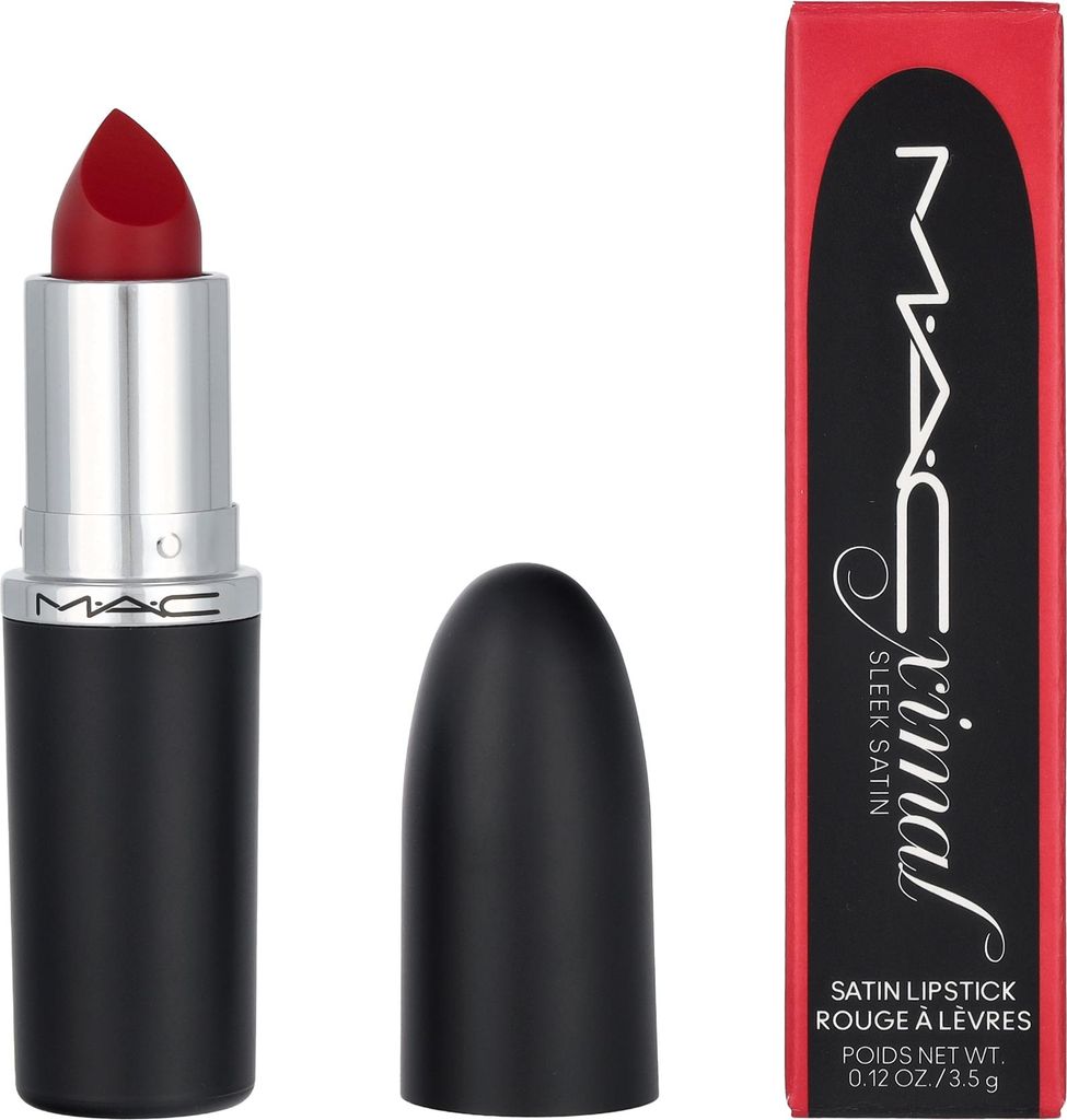 MAC Macximal Sleek Satin Lipstick #831 Brave Red 3,5 g
