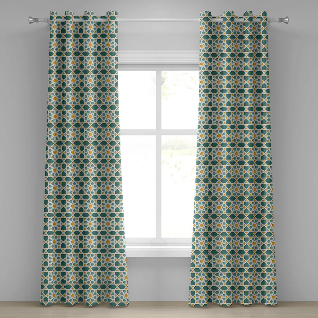 Tenda con Occhielli ABAKUHAUS 280x225 - Alta Definizione Stile Etnico