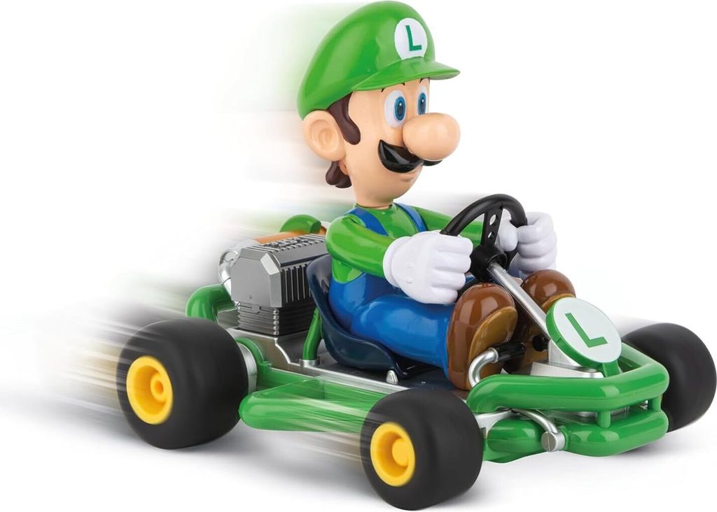 Carrera RC Super Mario Pipe Kart Luigi Lenkbares Auto Produktbild 8