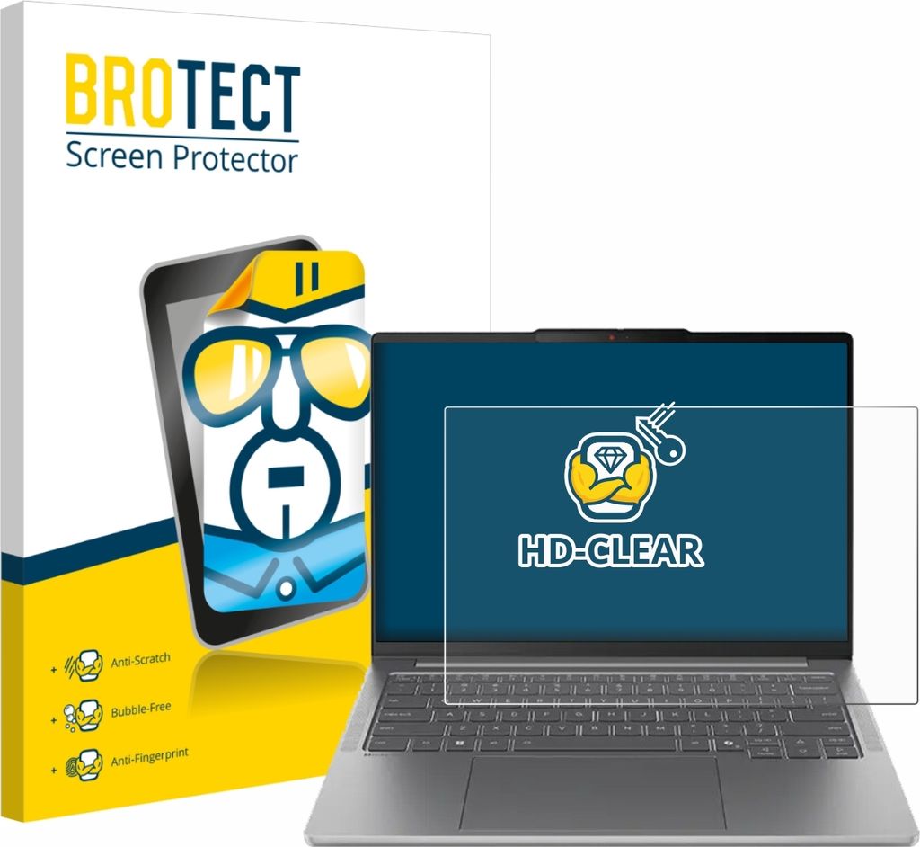 Für Lenovo IdeaPad Pro 5 Gen 10 14" Schutzfolie BROTECT Displayschutz Display Schutz Folie Klar Transparent
