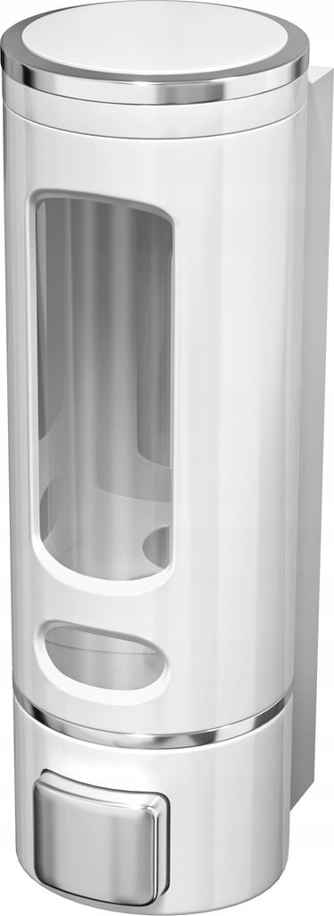 Granitan | Seifenspender Wandmontage - 400 ml - Weiß - Modernes Design - Hygienisch und Praktisch