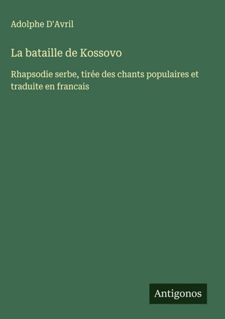 Die Schlacht um Kossovo