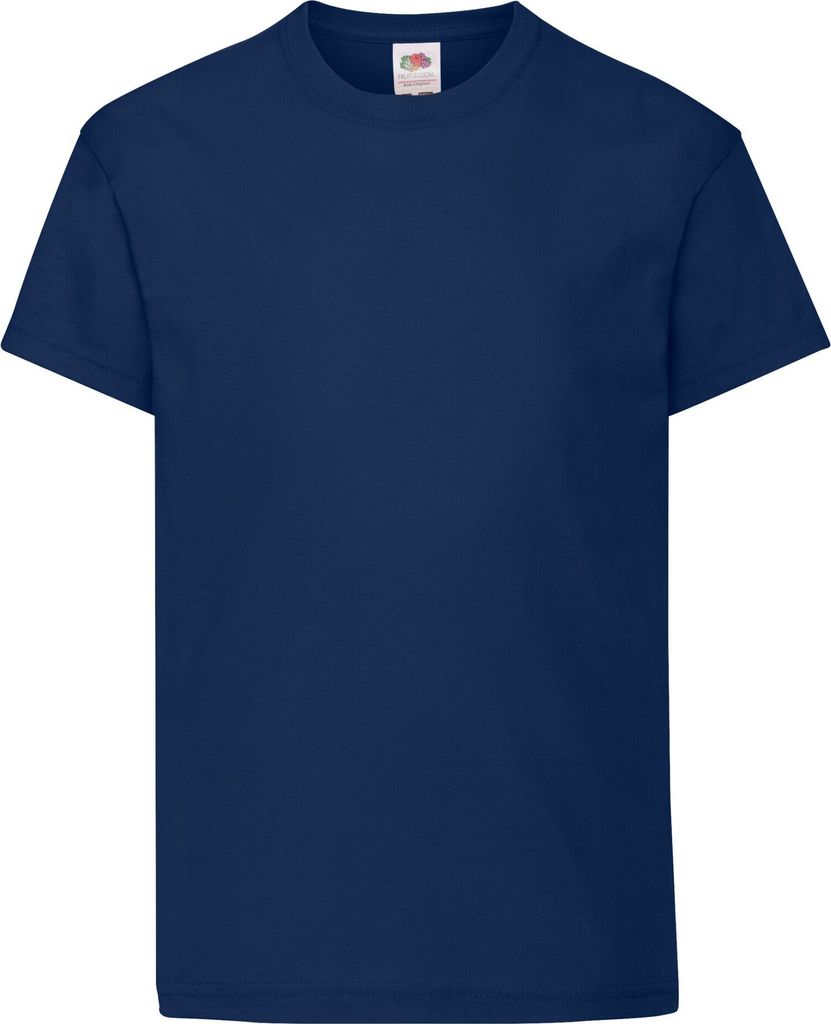 Fruit of the Loom - "Original" T-Shirt für Kinder PC6020 (116) (Marineblau)