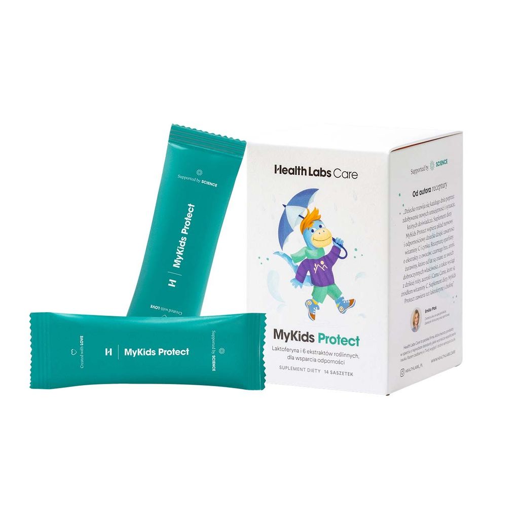 Nahrungsergänzungsmittel Zur Stärkung Des Immunsystems (Mykids Protect) Für Kinder Ab 3 Jahren, 14 Beutel – Health Labs Care