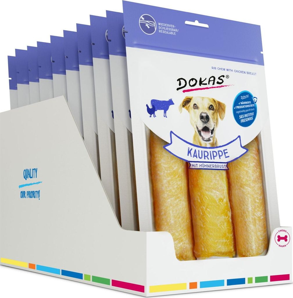 DOKAS - Kaurippe mit Hühnerbrust 10er Pack (10 x 210g) Produktbild 
