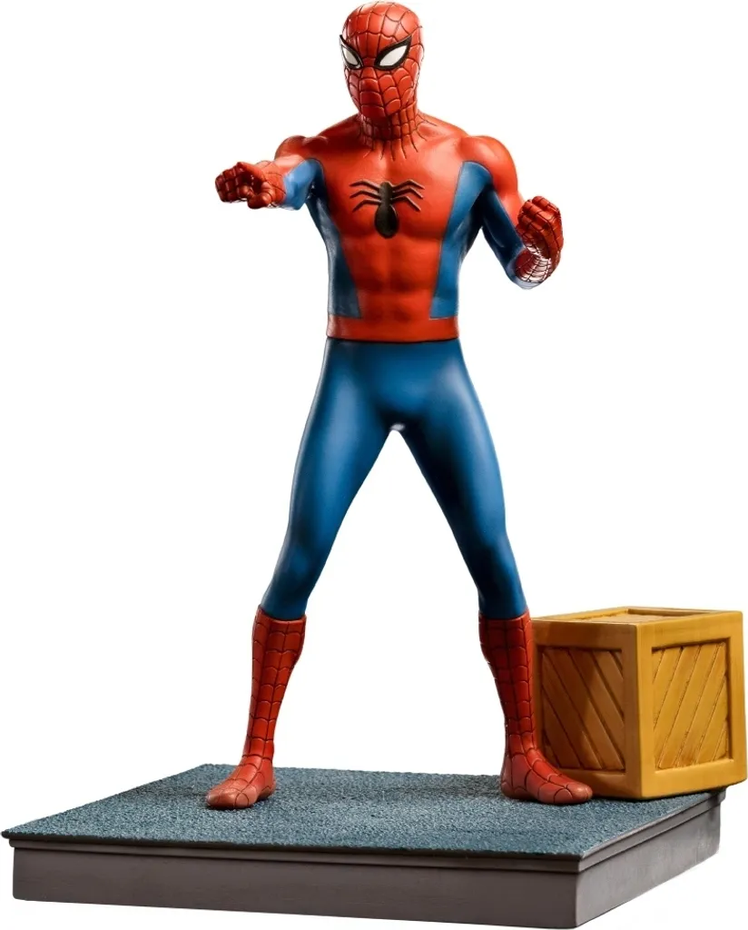 Figurine Spider-Man de collection Iron Studios Meme 60s 1/10e