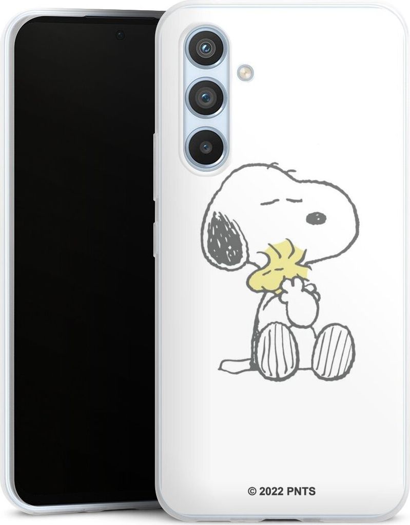 DeinDesign Slim Hülle für Samsung Galaxy A54 5G Silikon Case Ultra Dünn Handyhülle Liebe Peanuts Snoopy