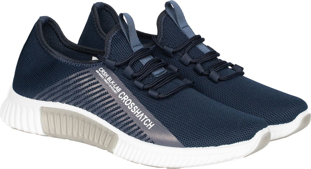 Crosshatch - Herren Sneaker "Nimbus" BG396 (42 EU) (Marineblau)