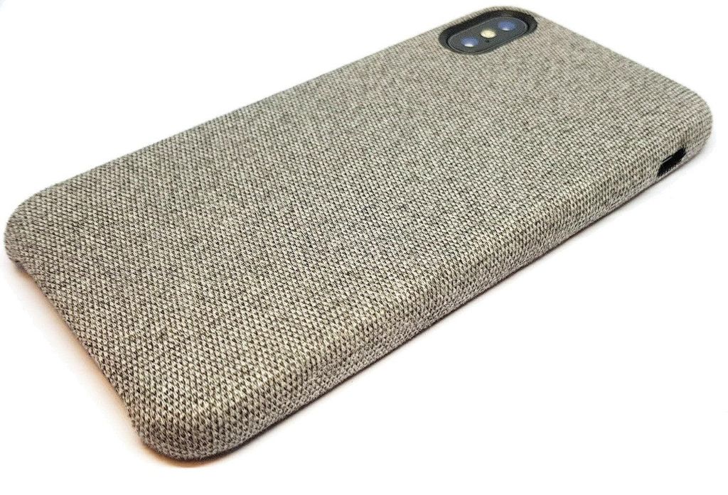 Hülle für iPhone X Flanell-Design Cheshire Fawn