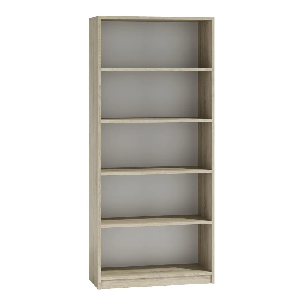 Libreria stretta RAUNO - 80 cm, rovere sonoma