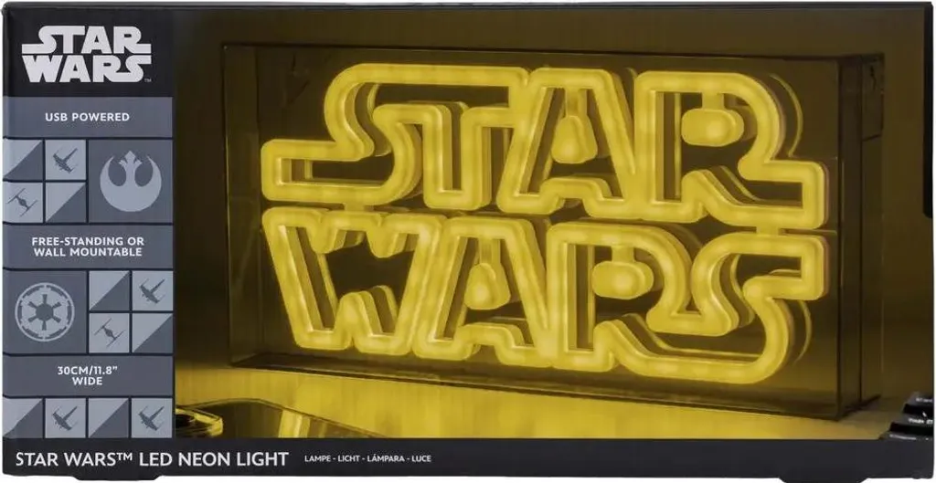 Lampe Star Wars Néon LED : Éclairage Mural sans Chaleur ni Risque de Casse