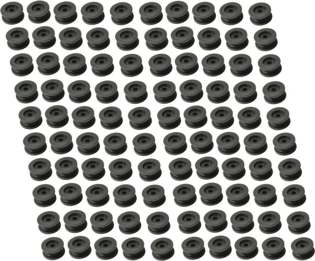 Rundknopf - Set 100 Stück - 6-8 mm - Expanderseil - Planenknopf