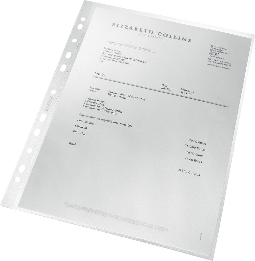 Leitz 47913003, 210 x 297 mm (A4), Transparent, Produktbild 