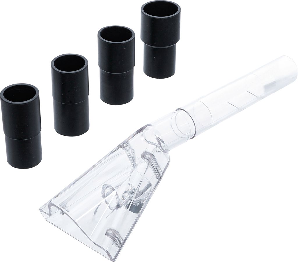BGS 70152 Saugaufsatz für Druckluft-Reinigungspist ole, groß, mit 4 Adaptern, für Art. 70150