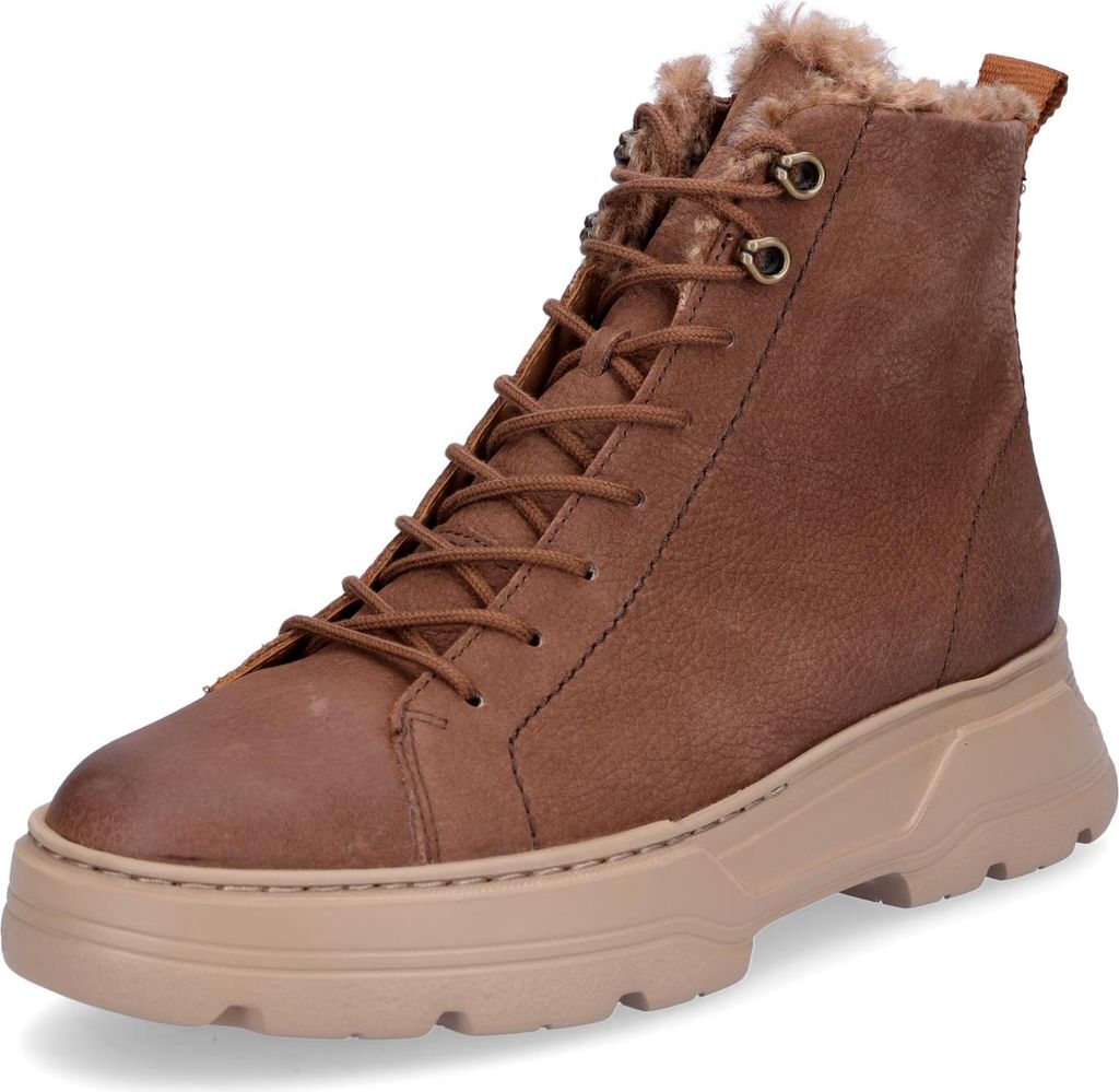 Paul Green Damen Schnürboot braun 8