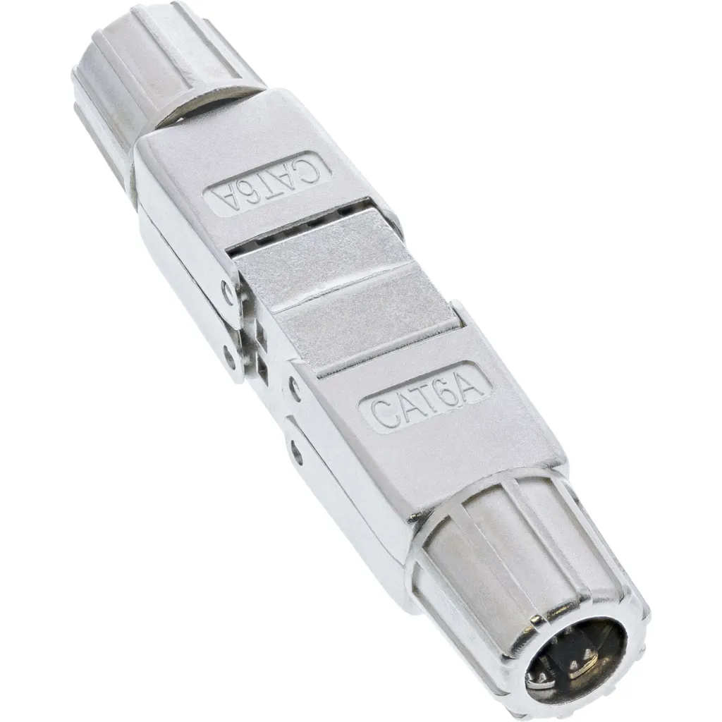 Connettore Cavo InLine® Cat.6A LSA Schermato Piatto | Riparazione Rete 10G