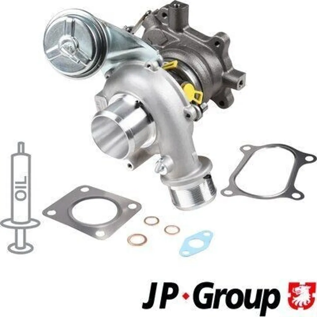 Turbocompresseur JP GROUP avec kit de joints pour LANCIA Delta III 1.6