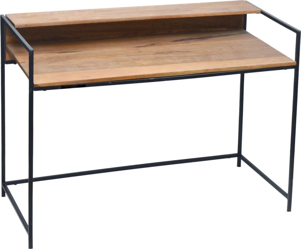 Coiffeuse en bois de manguier Happyment Bureau Classy 51x109x79cm