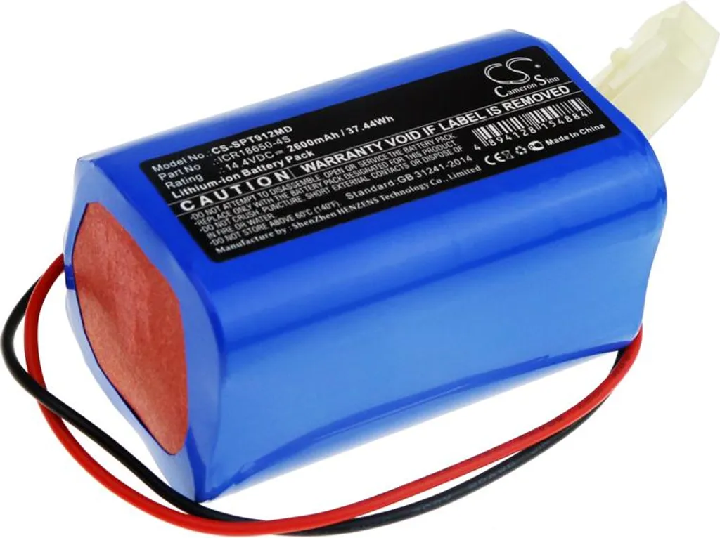 Batterie Li-ion 14.8V pour Spring ECG-912A compatible ICR18650-4S