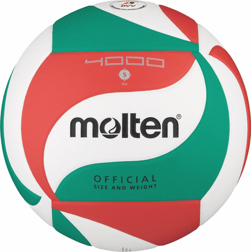 Molten V5M4000-DE Pallone da pallavolo bianco verde rosso Immagine del prodotto 