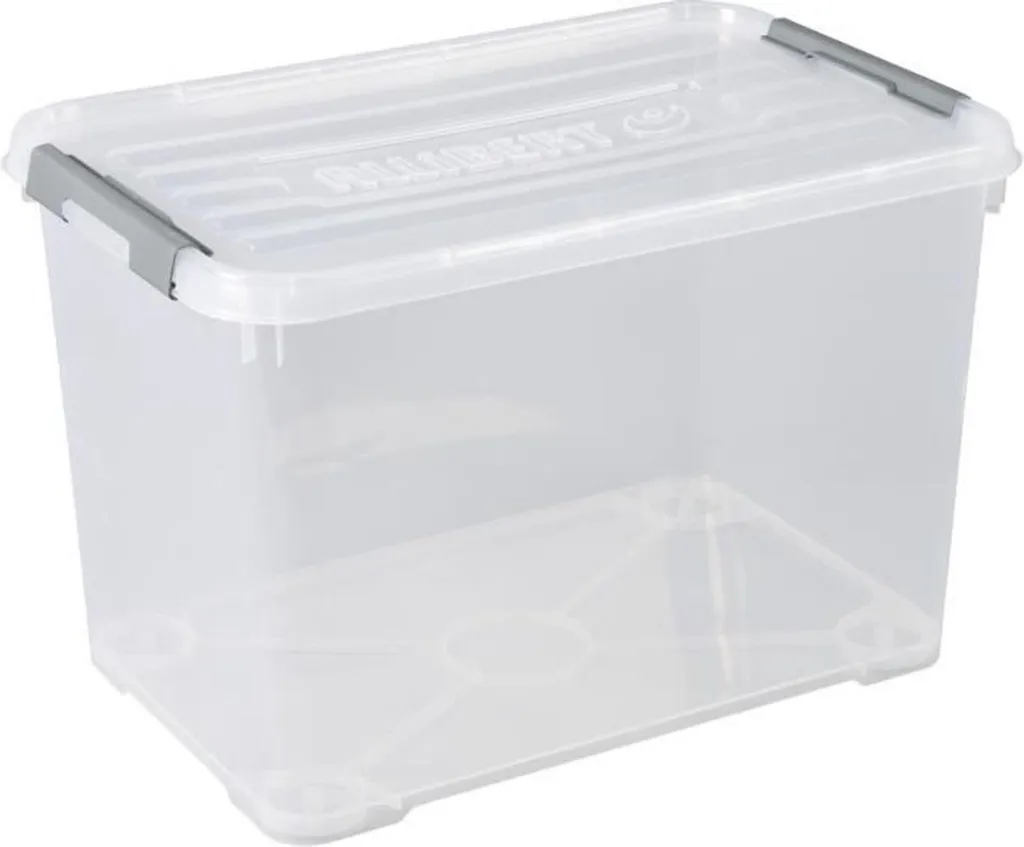 Rangement maison : boîte Curver 65L Handy Plus avec couvercle à clips