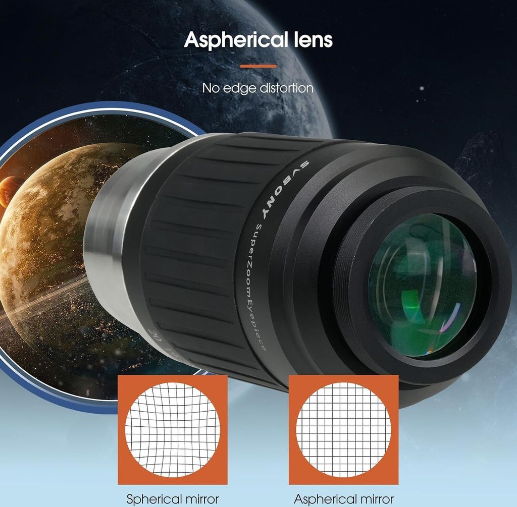 Svbony SV230 1,25" 8mm-20mm okulár teleskopu se zoomem, Obrázek produktu 2