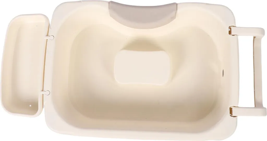 Support de cuvette de shampoing ergonomique portable et robuste brun