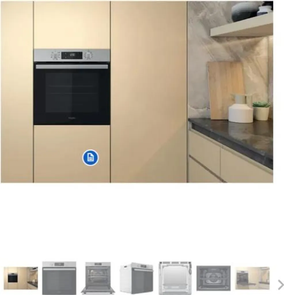 Four Whirlpool 71L Inox Cook3 : cuisinez 3 plats à la fois sans odeur