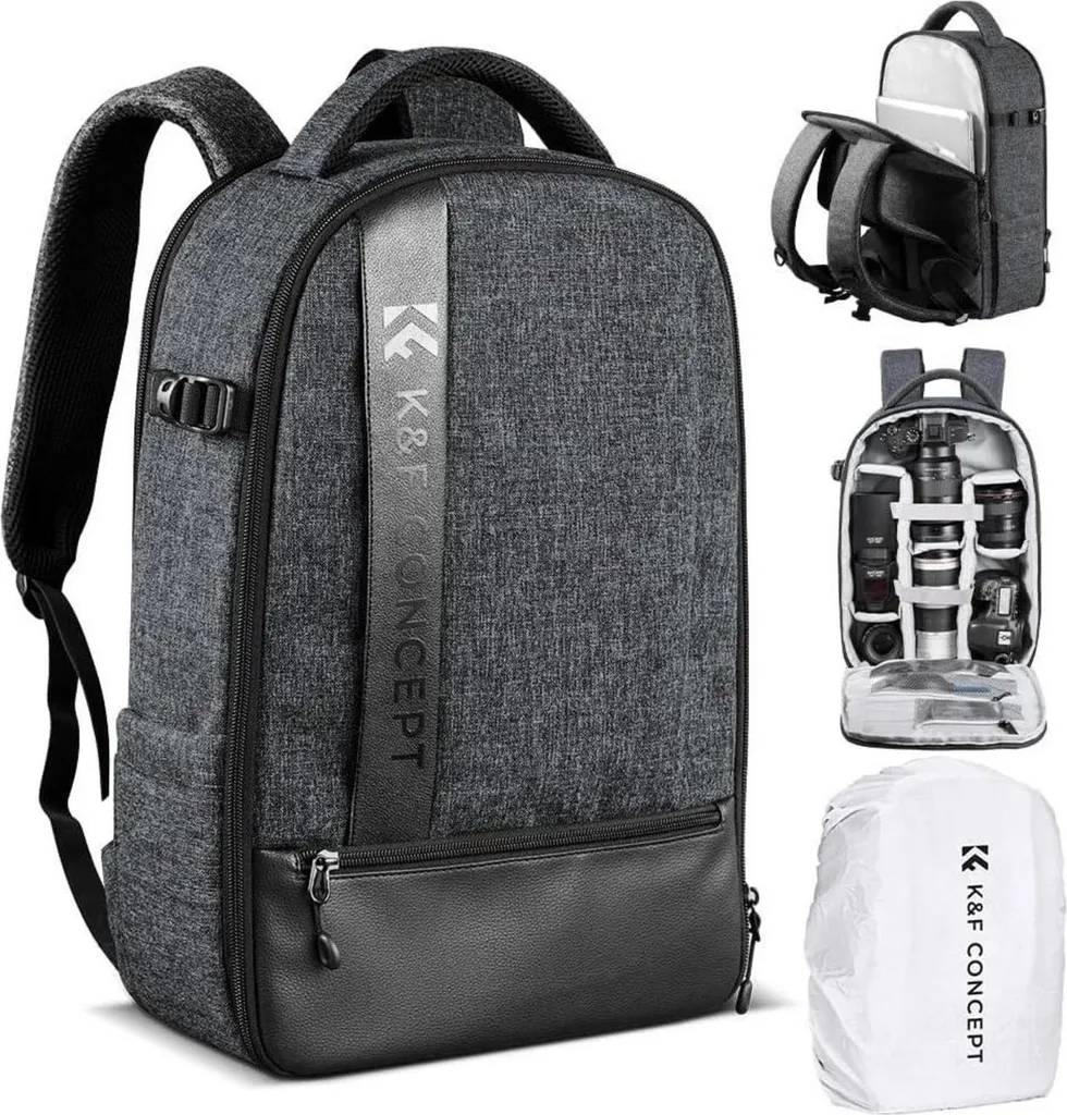 Sac Photo Ergonomique contre les Chocs et l'Humidité pour Reflex