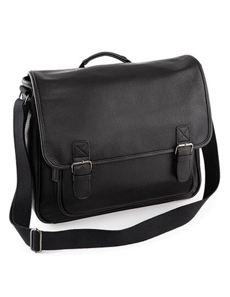 Quadra QD875 | NuHide Messenger Umhängetasche Tasche | 37 x 30 x 12 cm - Farbe: Black - Größe: 37 x 30 x 12 cm