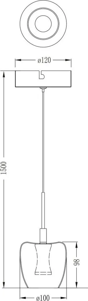 Suspension LED NELSON 3W Haute Performance - Éclairage Chaud Durable - 4