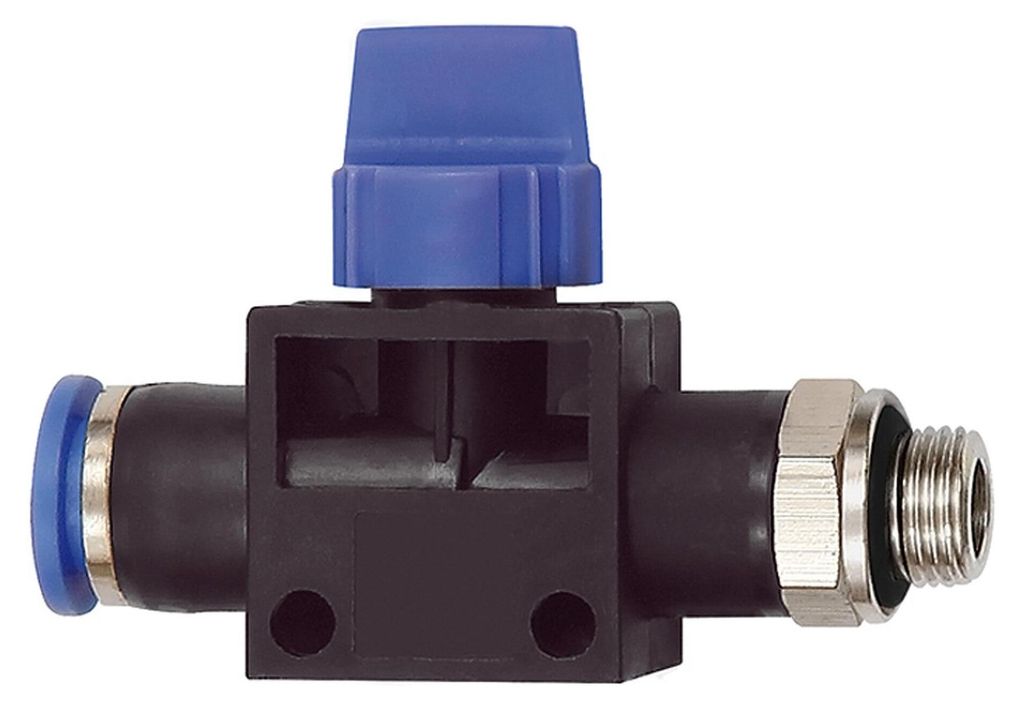 Riegler 3/2-Wegeventil »Blaue Serie«, Steckanschluss, G 3/8 außen Ø 10mm