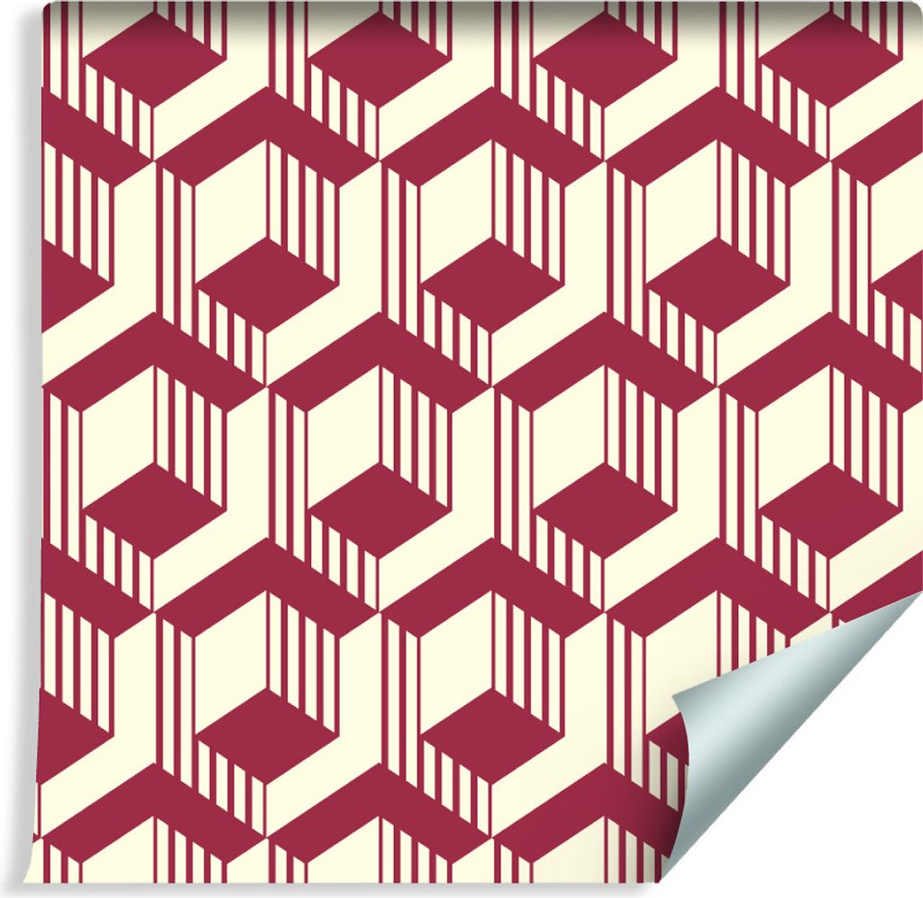 10m VLIES TAPETE Rolle Klassisch Geometrie Muster Motiv Produktbild 
