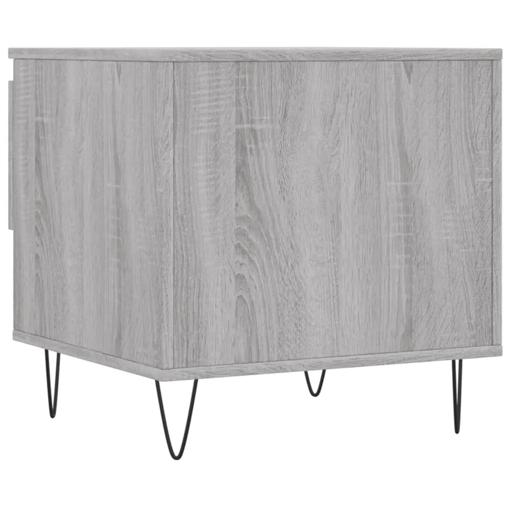 Tavolini Grigio Sonoma Set 2 pz - Design Scandinavo 50x50 cm - 10