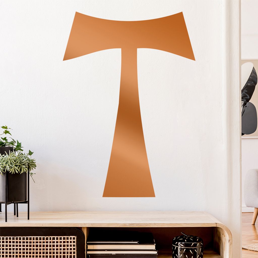 Antoniuskreuz Wandtattoo Wandaufkleber Wall Sticker - Dekoration, Küche, Wohnzimmer, Schlafzimmer, Badezimmer