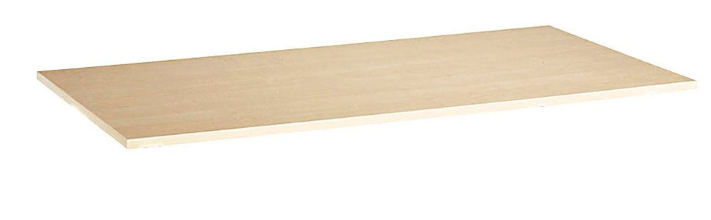 SODEMATUB Tischplatte ahorn rechteckig 160,0 x 80,0 x 2,5 cm