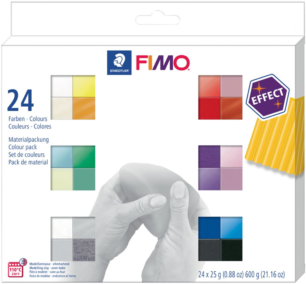 24er Set FIMO EFFECT Modelliermasse-Set 