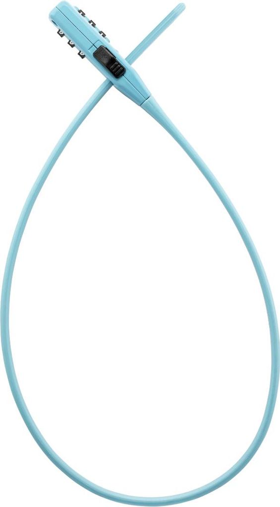 Trelock Zahlenkabelschloss Strap It Kabelbinder Klemme Strap It Blau
