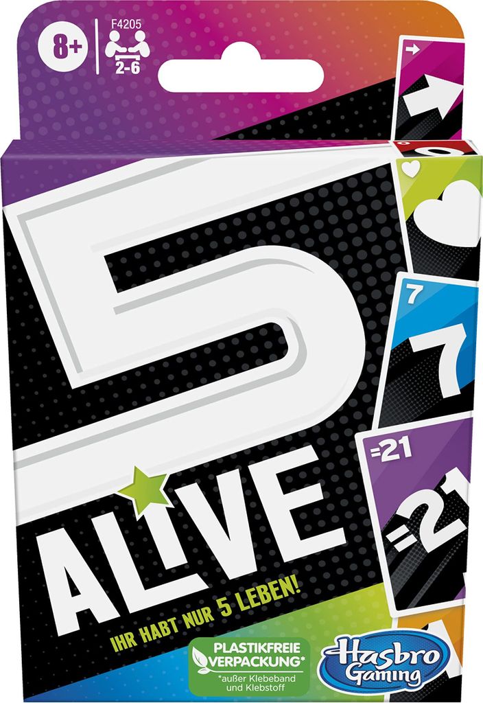Hasbro Five Alive Kartenspiel V-267A Produktbild 