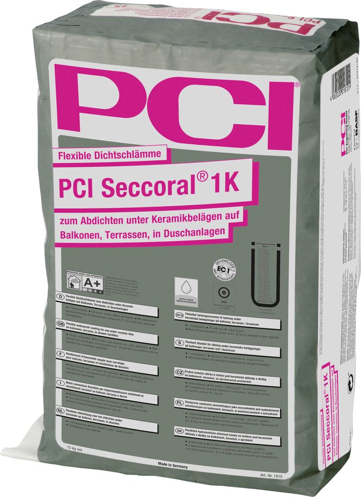 PCI Seccoral 1K hydroizolačná suspenzia 15 kg vrece Obrázok produktu 3