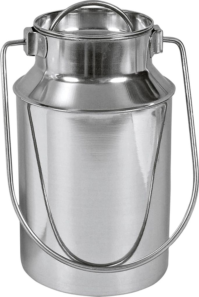 Krüger Milchkanne 1,0 l Edelstahl, silber